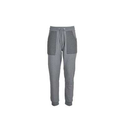 Bikkembergs Gray Cotton Joggers (Workout Pants)