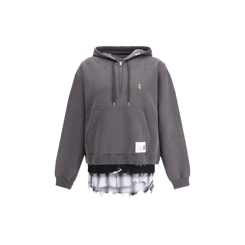 Maison Mihara Yasuhiro Bicolor Cotton Sweatshirt
