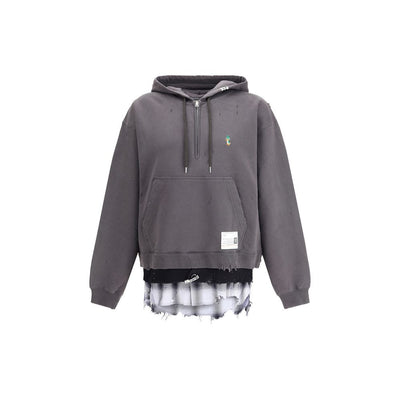 Maison Mihara Yasuhiro Bicolor Cotton Sweatshirt