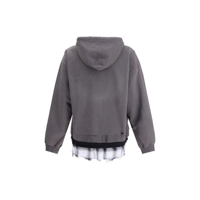 Maison Mihara Yasuhiro Bicolor Cotton Sweatshirt