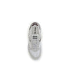 Miu Miu White Calf Leather Bos Taurus Athletic Sneakers