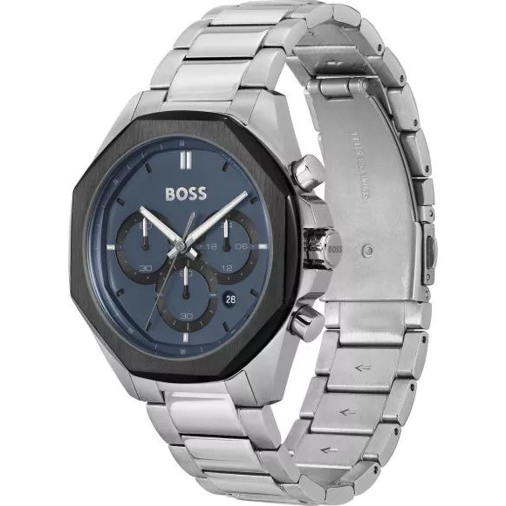 Hugo Boss Gray Stainless Steel Dress Watch