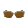 Ferragamo Green Acetate Sunglasses