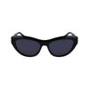 Ferragamo Black Acetate Sunglasses