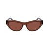 Ferragamo Brown Acetate Sunglasses