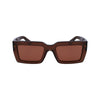 Ferragamo Brown Acetate Sunglasses