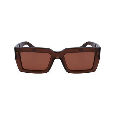 Ferragamo Brown Acetate Sunglasses
