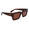 Ferragamo Brown Acetate Sunglasses