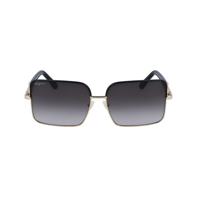 Ferragamo Gold Metal Sunglasses