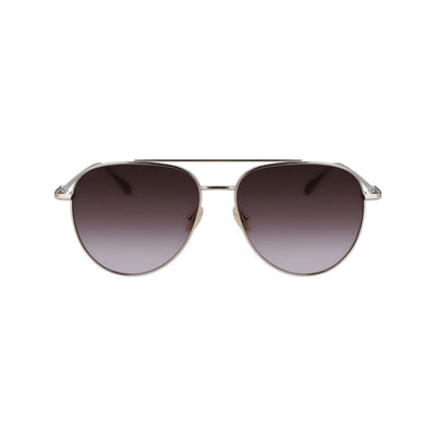 Ferragamo Gold Metal Sunglasses