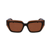 Ferragamo Brown Acetate Sunglasses