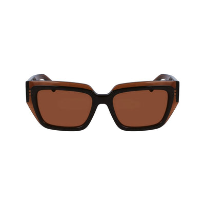 Ferragamo Brown Acetate Sunglasses