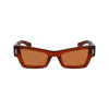 Ferragamo Brown Acetate Sunglasses