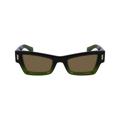 Ferragamo Green Acetate Sunglasses