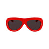 Ferragamo Red Acetate Sunglasses