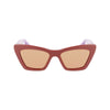 Ferragamo Brown Acetate Sunglasses