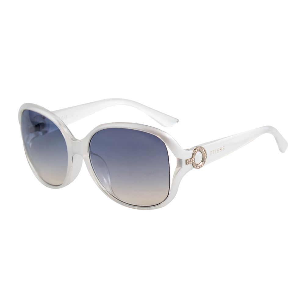 Guess White Injected Sunglasses