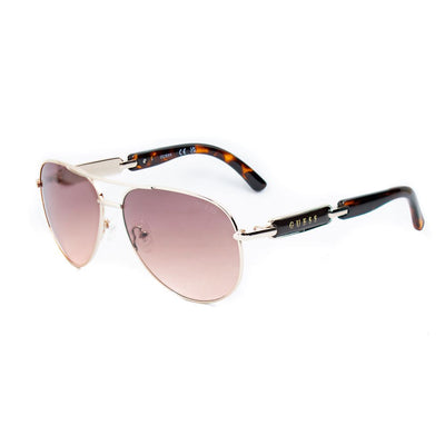 Guess – Sonnenbrille aus goldenem Metall