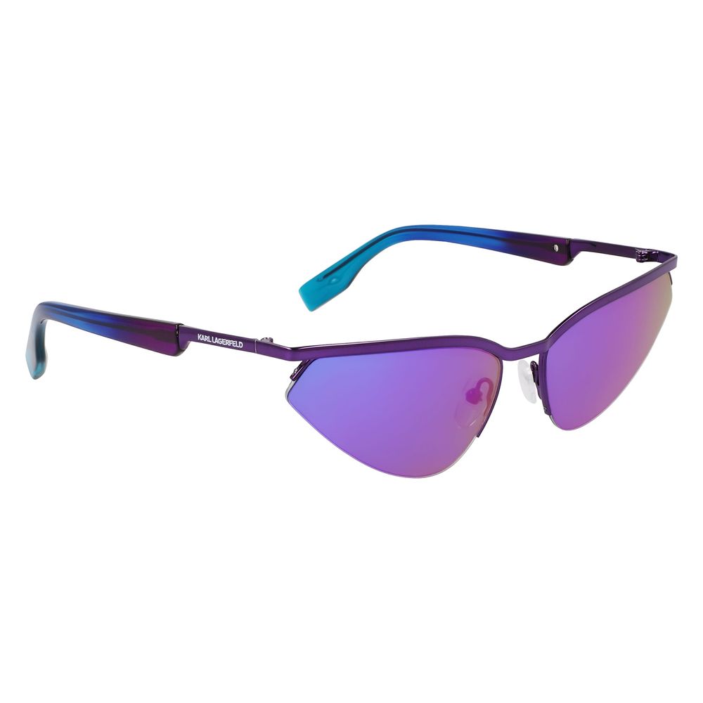Karl Lagerfeld Purple Metal Sunglasses