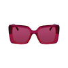 Karl Lagerfeld Red Acetate Sunglasses