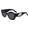 Karl Lagerfeld Brown Acetate Sunglasses