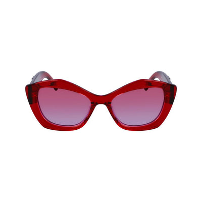 Karl Lagerfeld Red Acetate Sunglasses