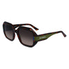 Karl Lagerfeld Brown Injected Sunglasses