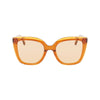 Longchamp Orange Acetate Sunglasses