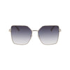Longchamp Gold Metal Sunglasses