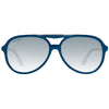 Longines Blue Plastic Sunglasses