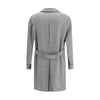 Gi Capri Gray Fleece Wool Coat