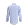 Margiela Blue Cotton Pattern Shirt