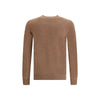 Aragona Cashmere Brown Merino Wool Sweatshirt