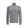 Aragona Cashmere Gray Merino Wool Turtleneck