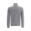 Aragona Cashmere Gray Merino Wool Turtleneck