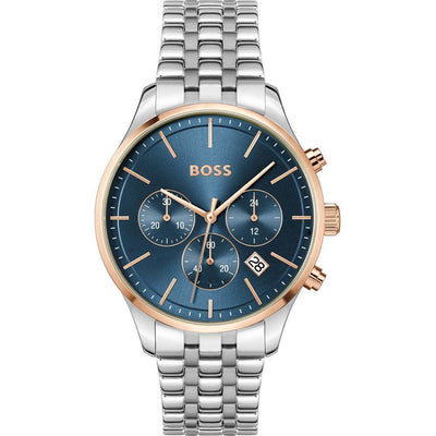 Hugo Boss Gray Stainless Steel Dress Watch
