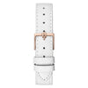 Furla White Leather Dress Watch
