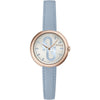 Furla Blue Leather Dress Watch