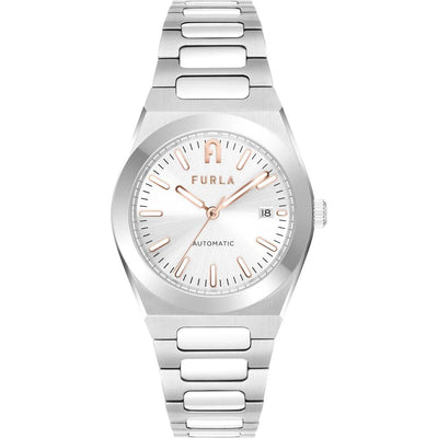 Furla Gray Stainless Steel Dress Watch
