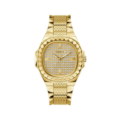 Guess Gold Stainless Steel Dress Watch