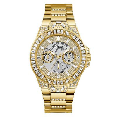 Guess Gold Stainless Steel Dress Watch