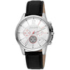 Just Cavalli Black Leather Dress Watch