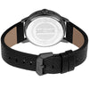 Just Cavalli Black Leather Dress Watch
