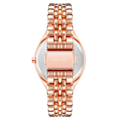 Nine West Multicolor Metal Dress Watch