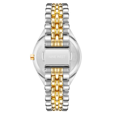 Nine West Multicolor Metal Dress Watch