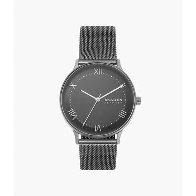 Skagen Graue Edelstahl-Dresswatch