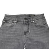 Dolce & Gabbana Gray Cotton Mid Waist Skinny Denim Jeans