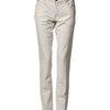 Dolce & Gabbana White Cotton Skinny Denim Trouser Men Jeans
