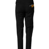 Dolce & Gabbana Black Wool Formal Dress Men Trouser Pants