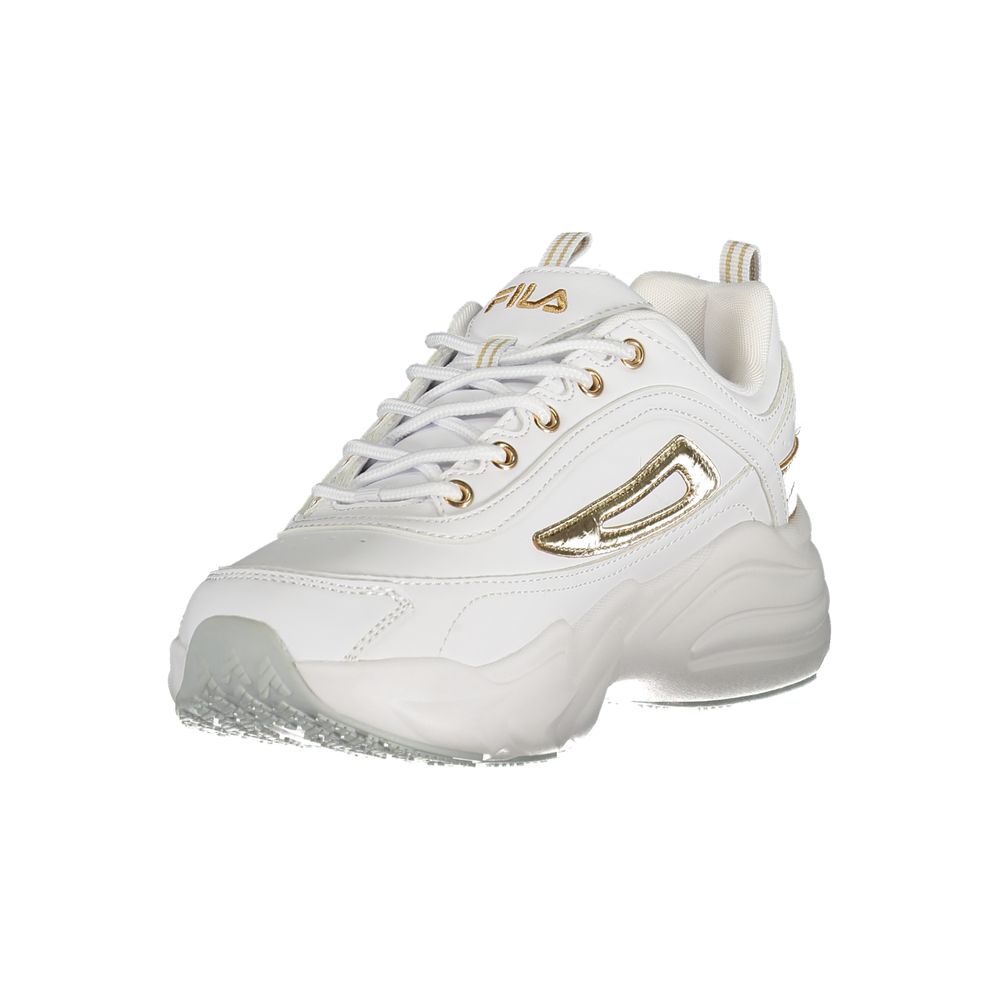 Fila White Polyester Women Sneaker